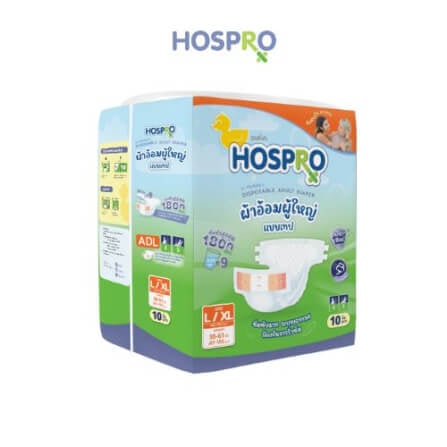 ผ้าอ้อมผู้ใหญ่แบบเทป HOSPRO H-DP234 (L/XL)_0